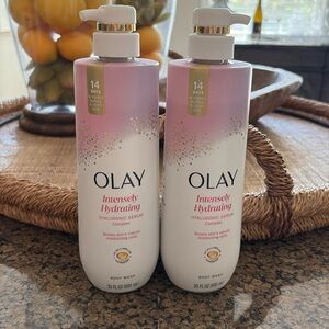 Olay Intensely Hydrating Hyaluronic Serum Body Wash Bundle NWT